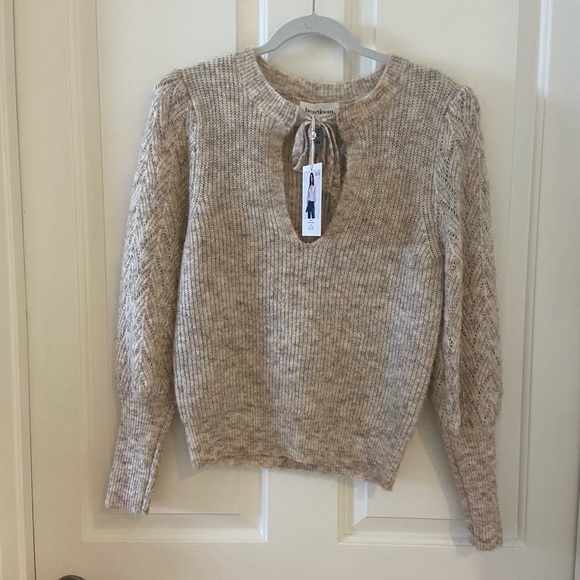 NWT Heartloom Womens Size XS Broome Sweater Cozy Ivory - Picture 3 of 6